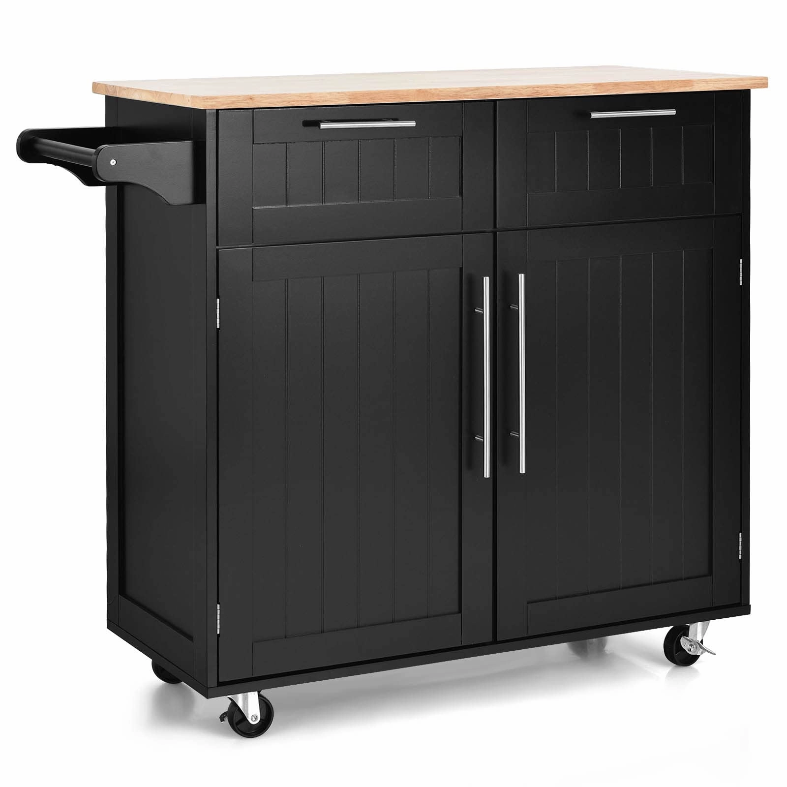 Giantex Kitchen Island Cart Rolling Storage Trolley Cart