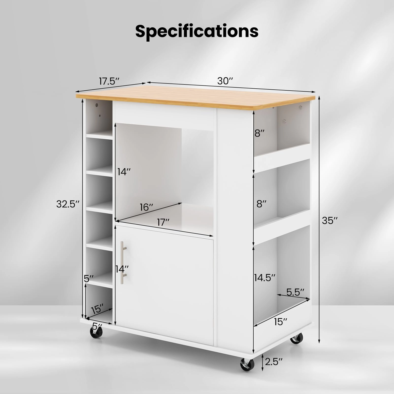 Giantex Kitchen Island