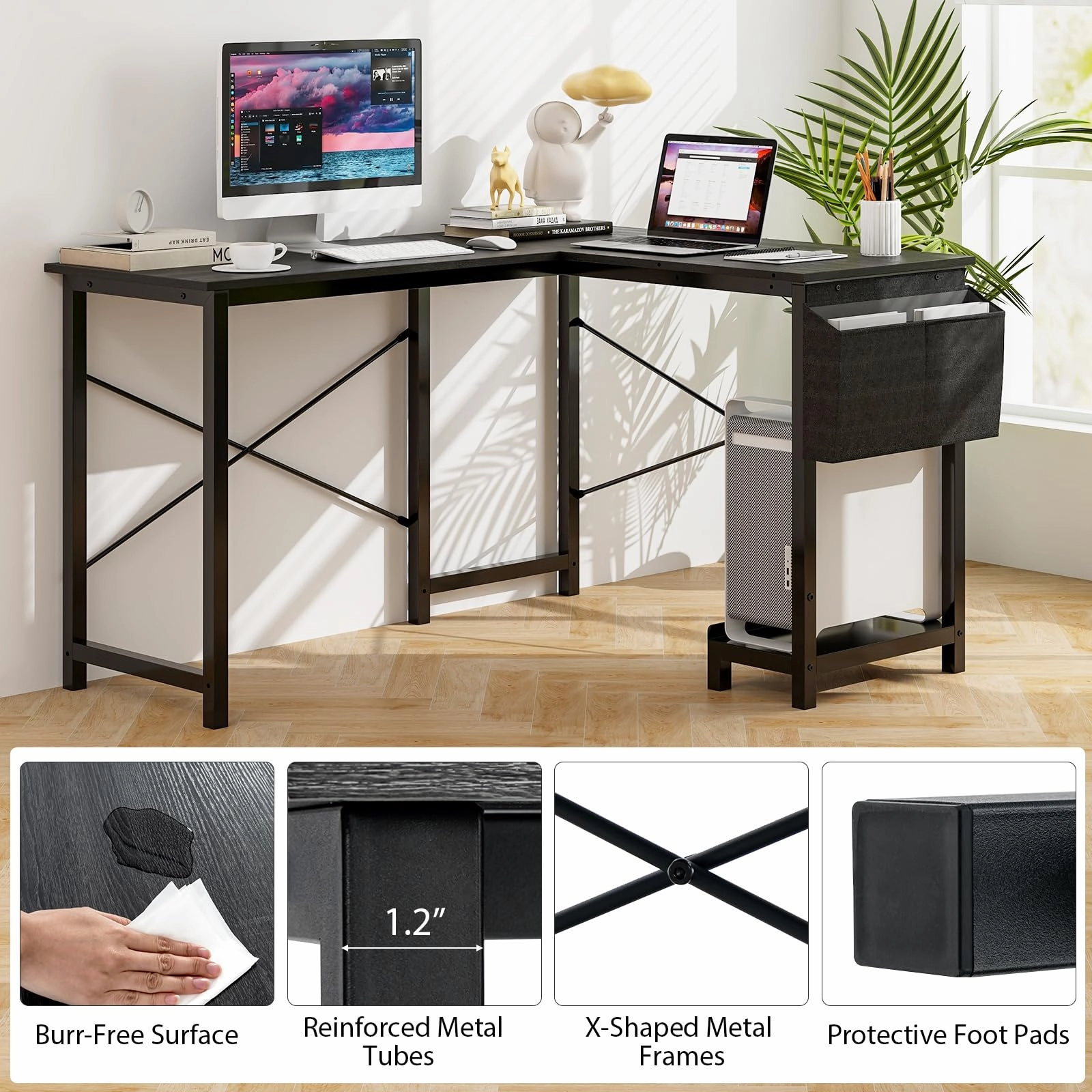 Giantex L-Shaped Computer Desk