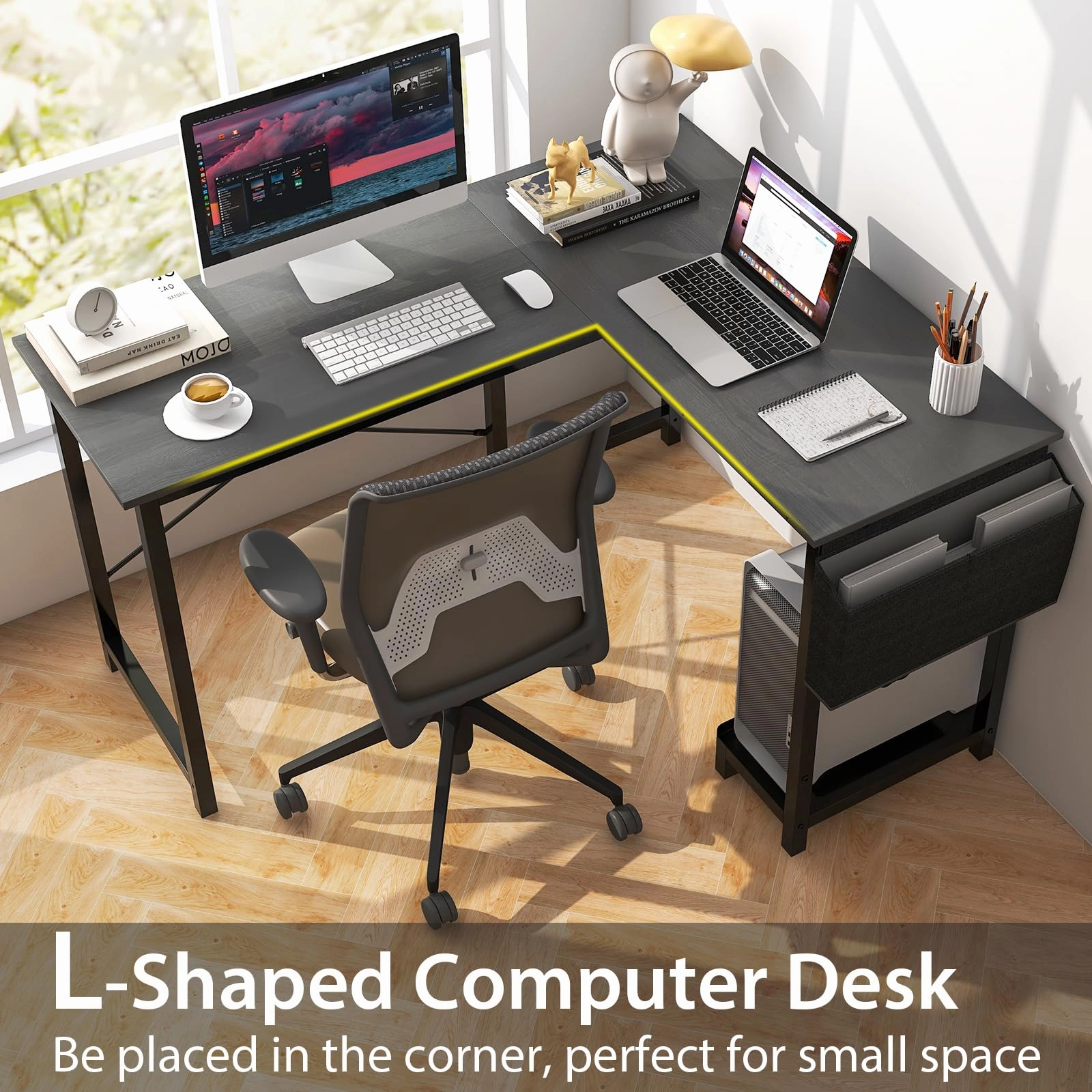 Giantex L-Shaped Computer Desk