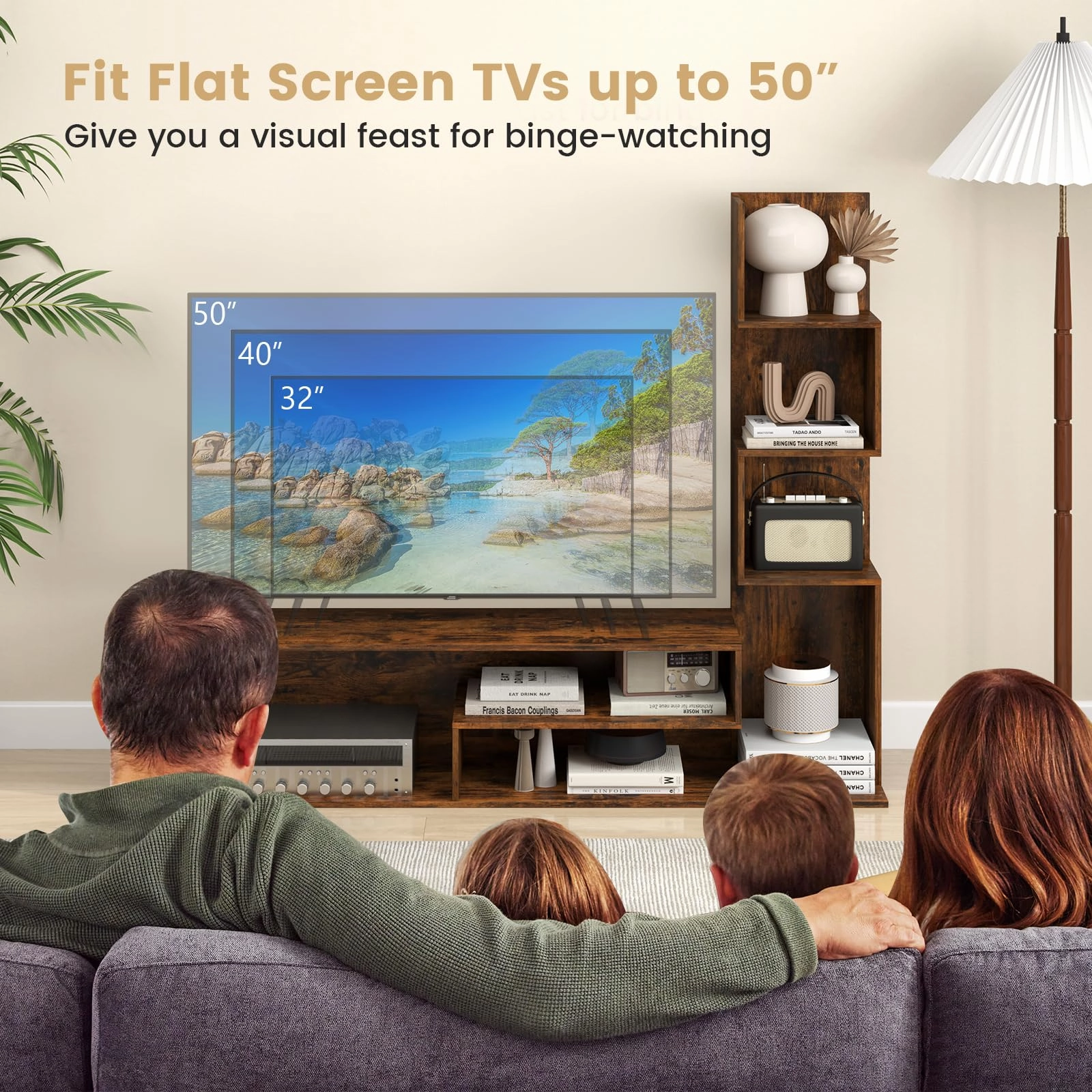 Giantex L Shaped TV Stand for TVs up to 50"