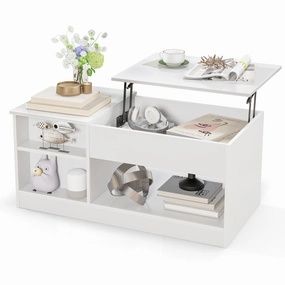 Giantex Lift-Top Coffee Table, Modern Center Table w/Lift Tabletop, Open & Hideaway Compartments console table, hallway table