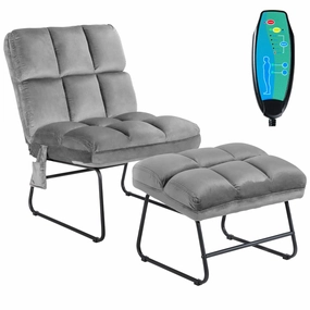 Giantex Massage Chair with Ottoman sectional sofa, corner couch