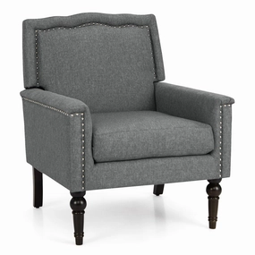 Giantex Mid-Century Modern Accent Chair sectional sofa, corner couch