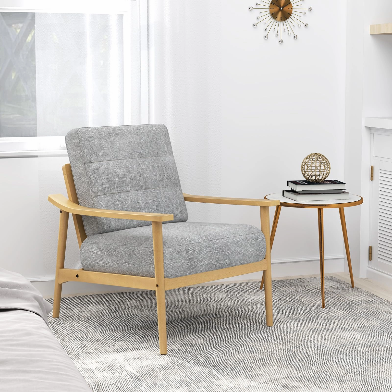 Giantex Mid Century Modern Accent Chair