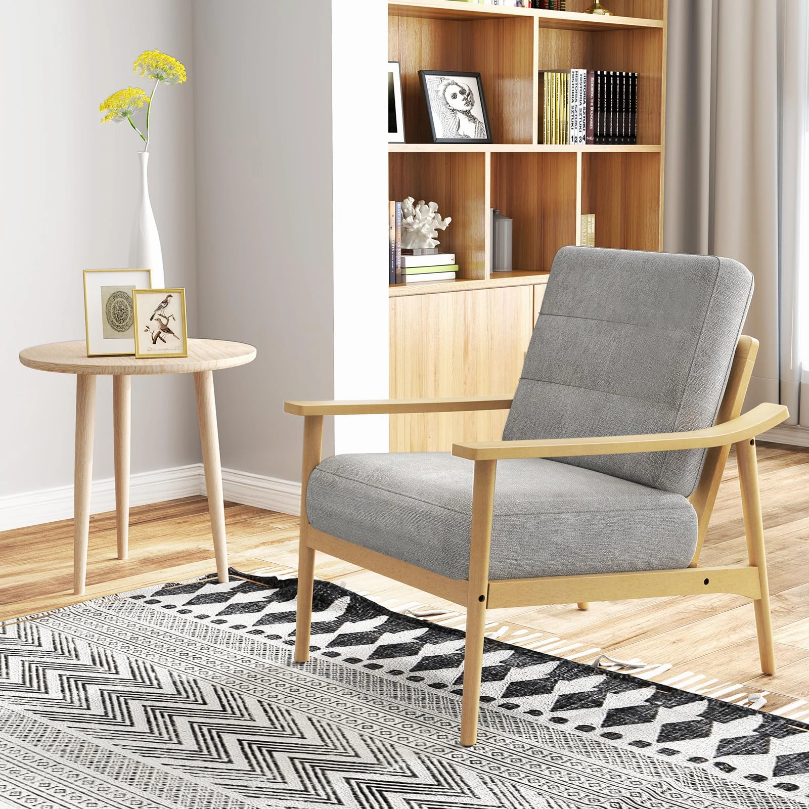Giantex Mid Century Modern Accent Chair