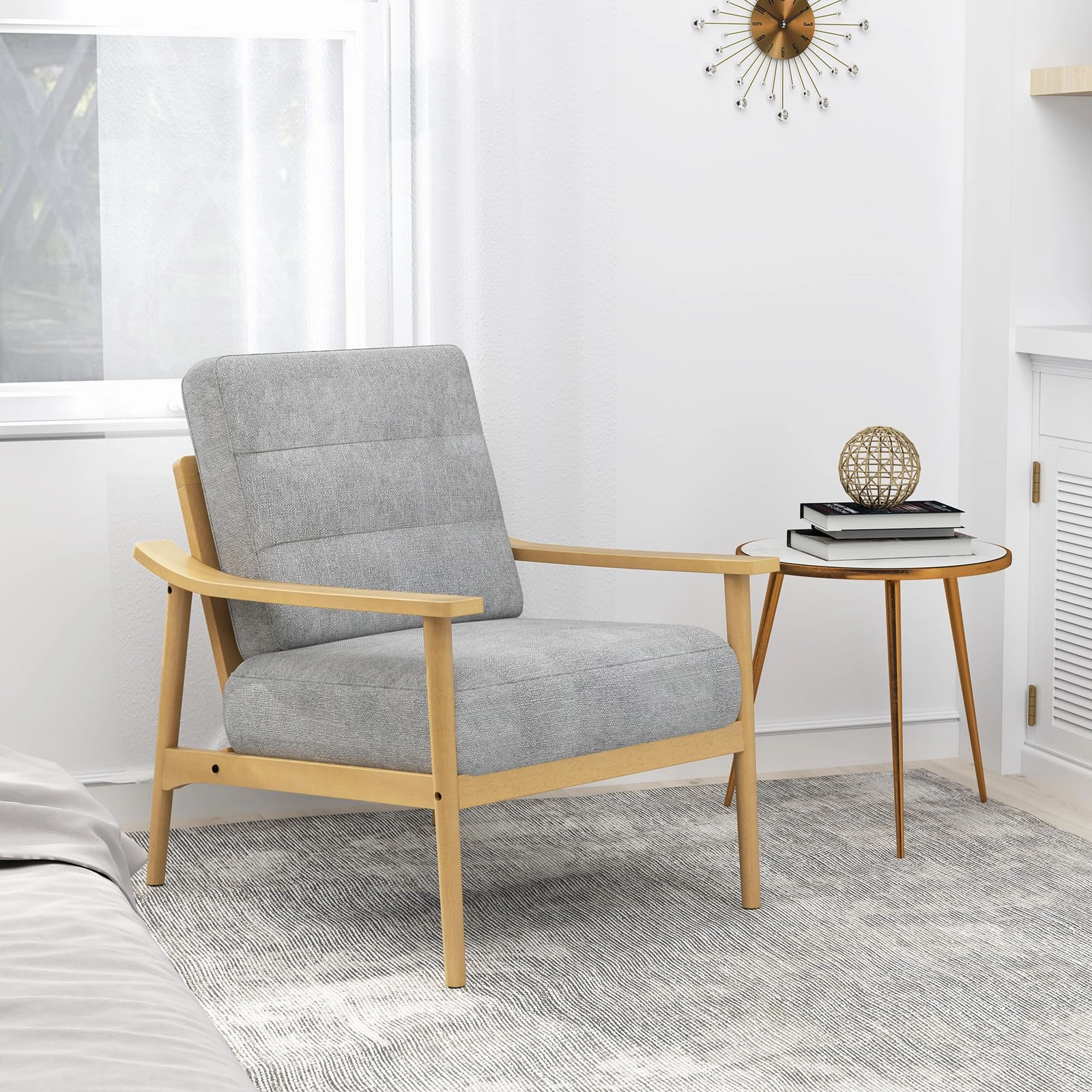 Giantex Mid Century Modern Accent Chair