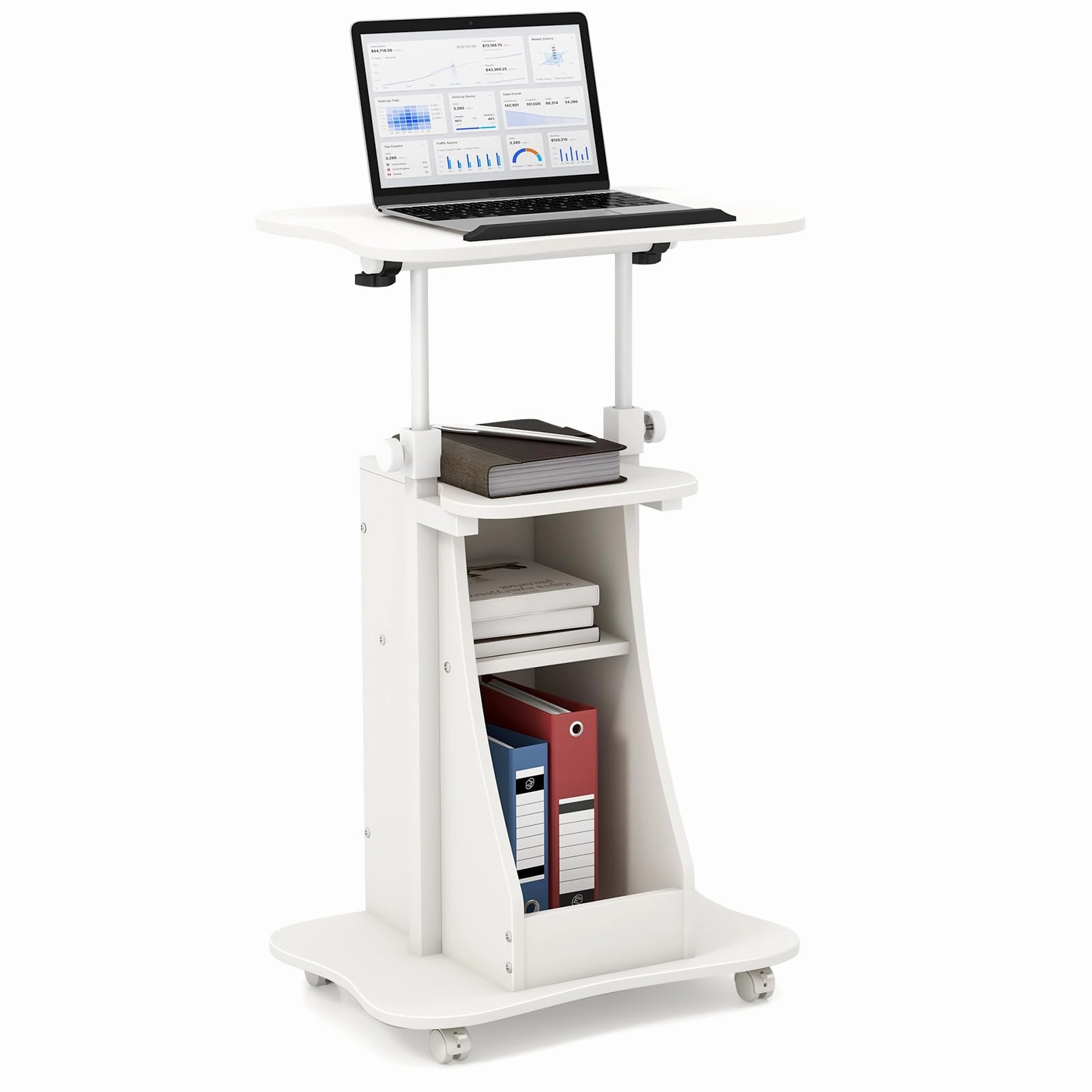 Giantex Mobile Podium Stand