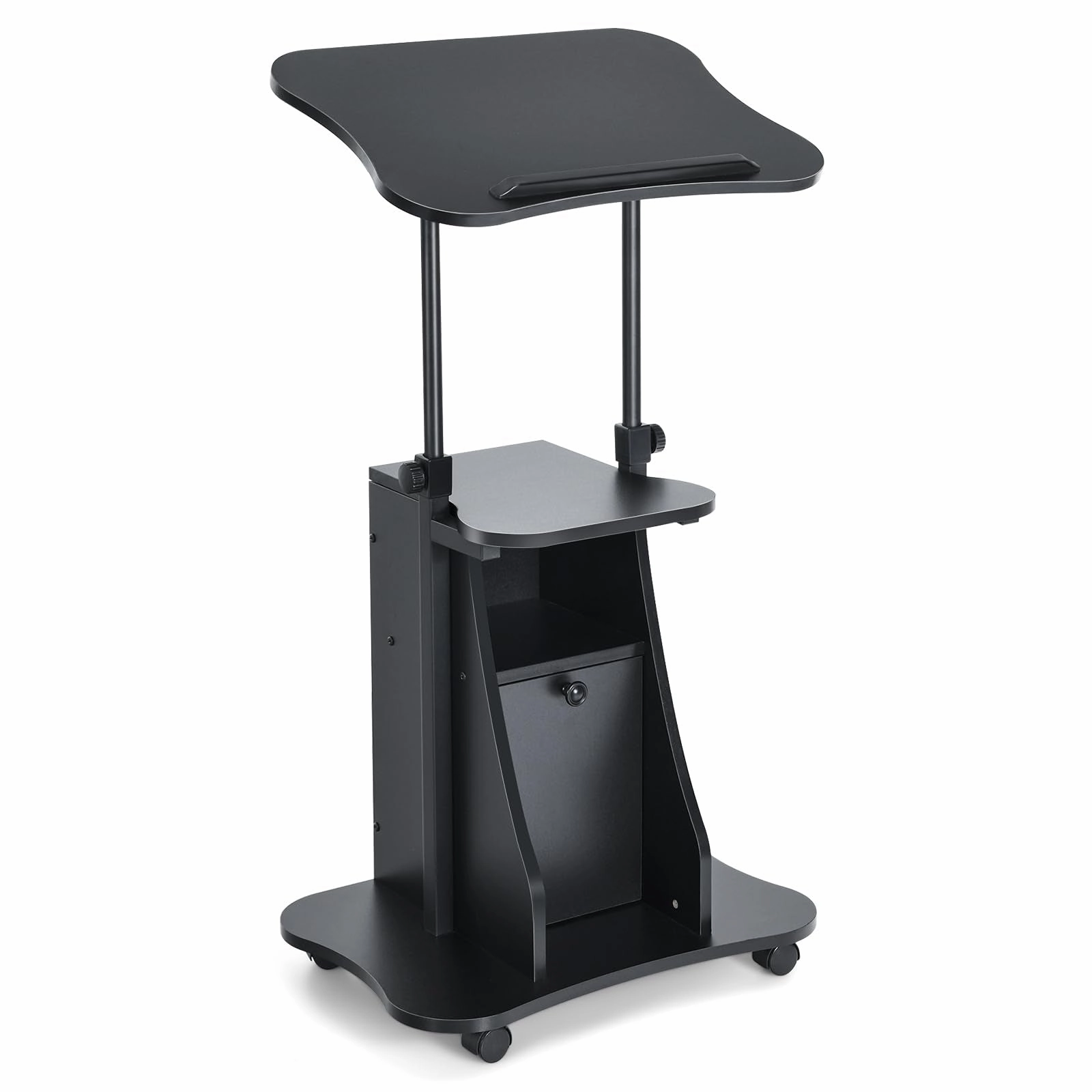Giantex Mobile Podium Stand