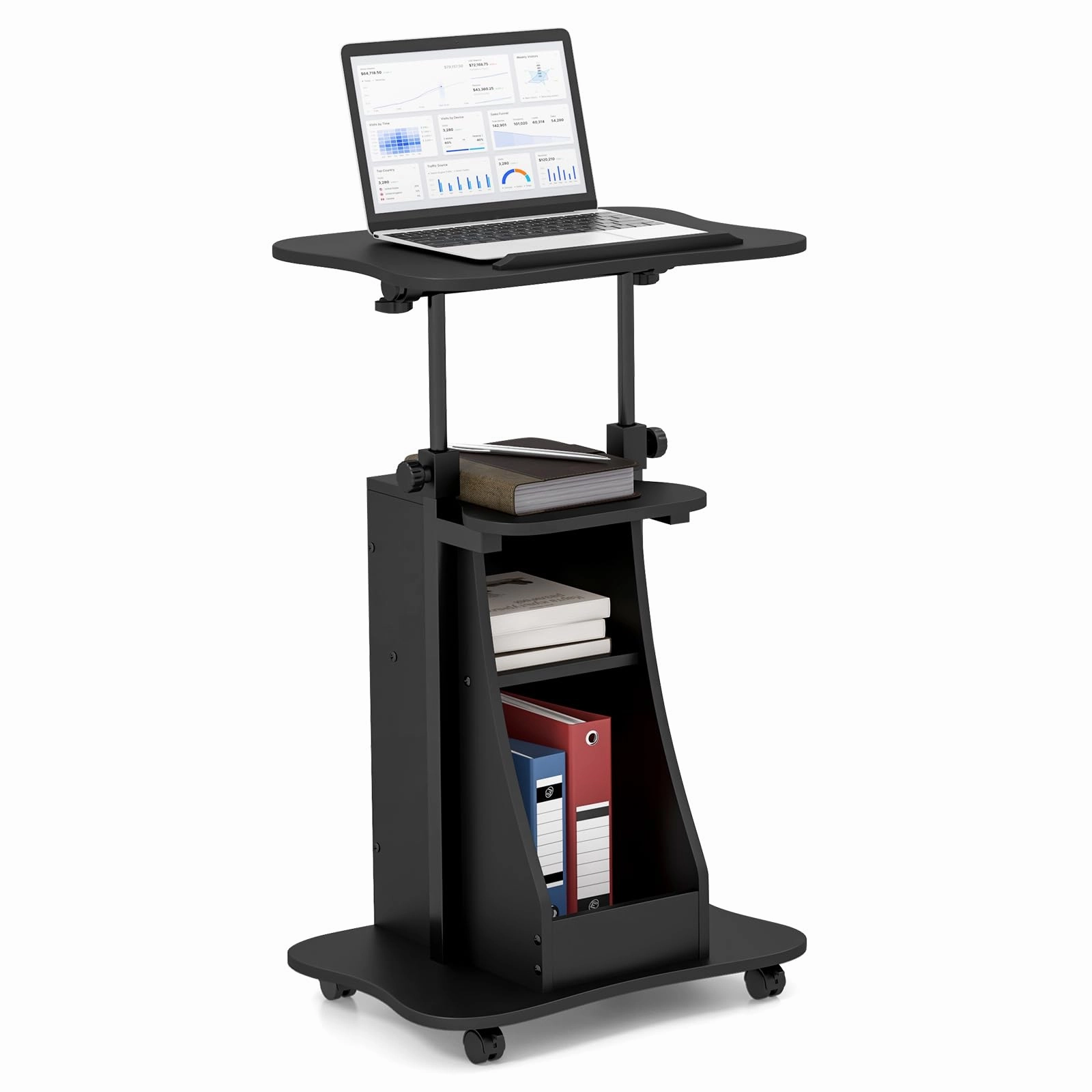 Giantex Mobile Podium Stand