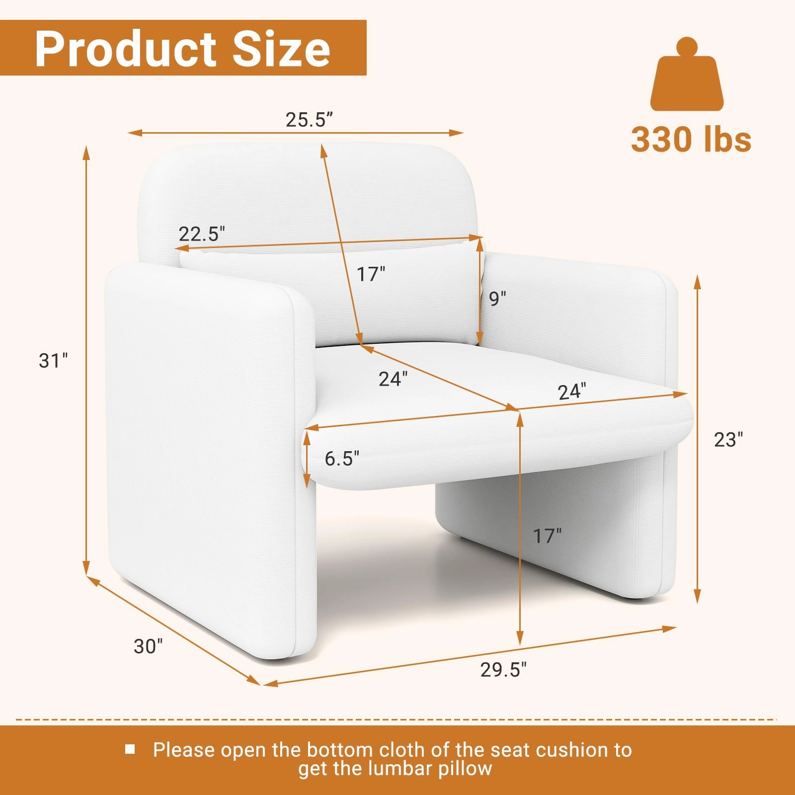 Giantex Modern Accent Chair