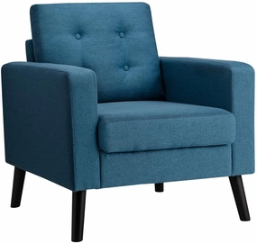 Giantex Modern Accent Chair, Mid-Century Upholstered Armchair Club Chair sectional sofa, corner couch