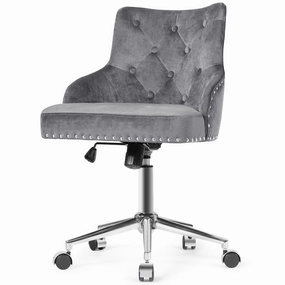 Giantex Modern Home Office Chair, Adjustable Task Chair Computer Desk Chair office supplies, stationery