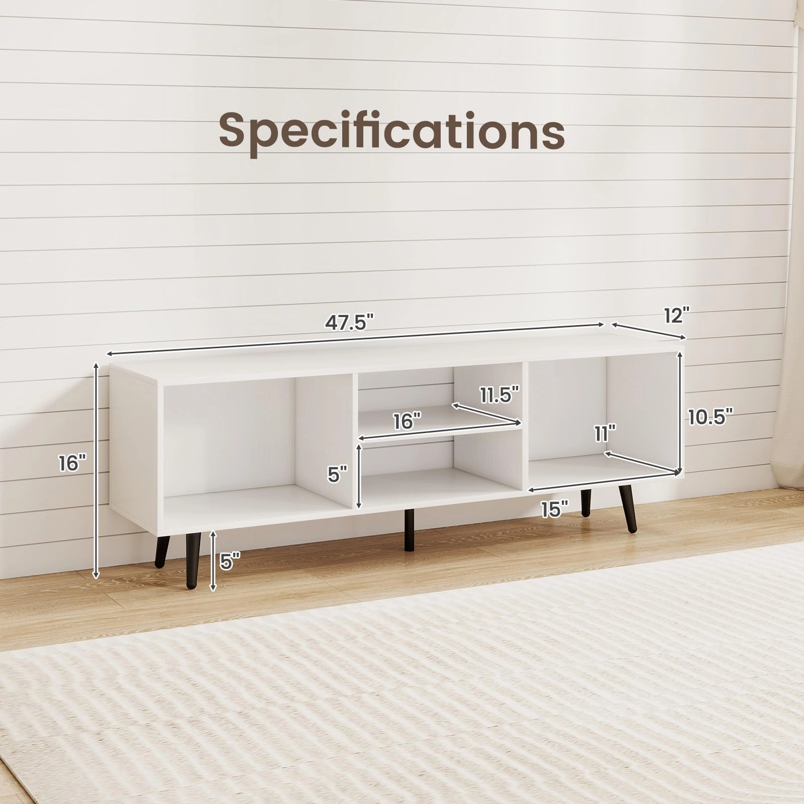 Giantex Modern TV Stand for TVs up to 55"