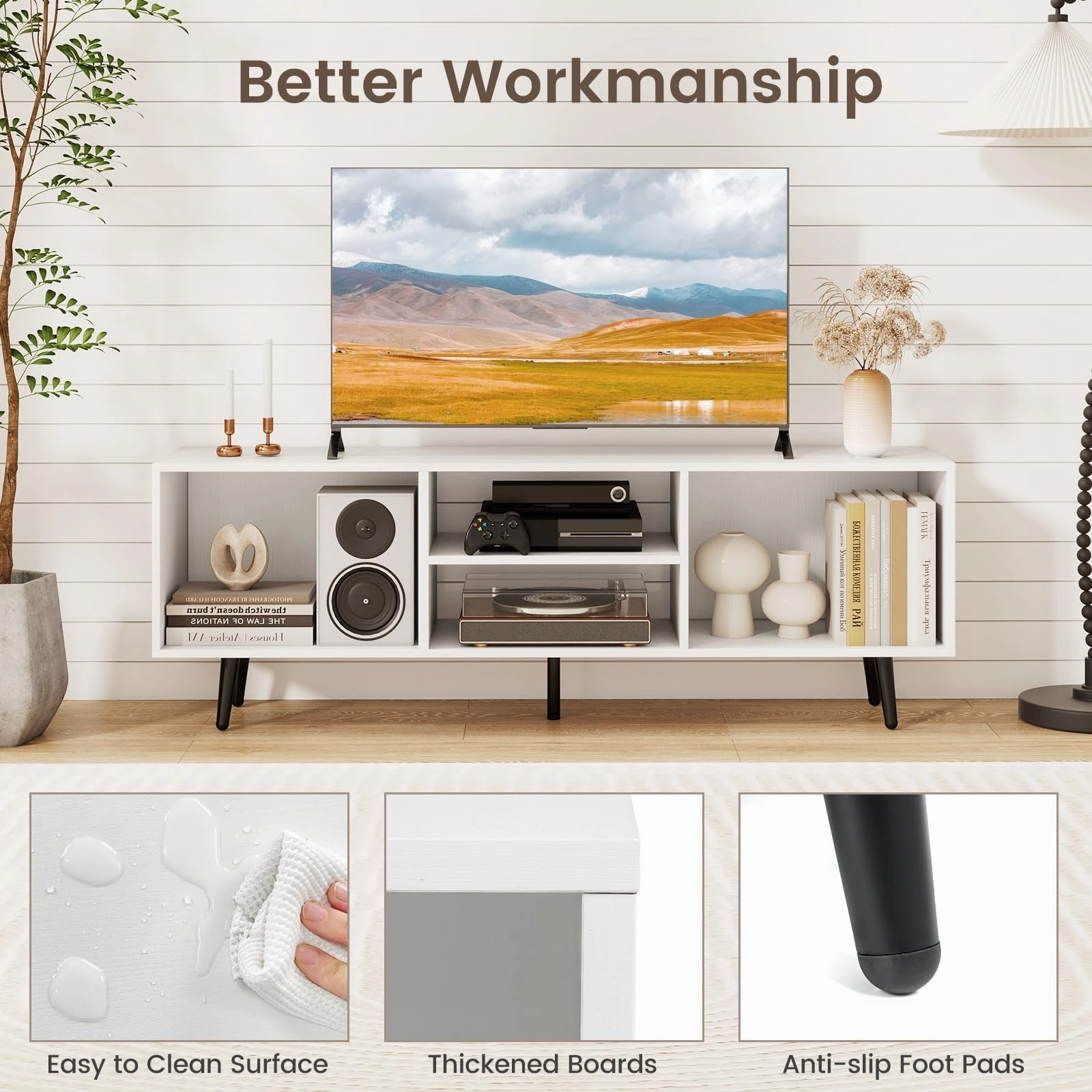 Giantex Modern TV Stand for TVs up to 55"