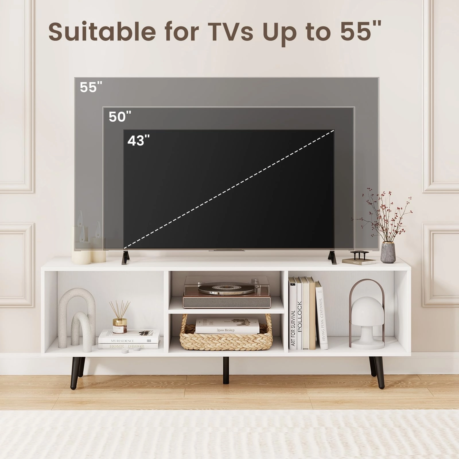 Giantex Modern TV Stand for TVs up to 55"