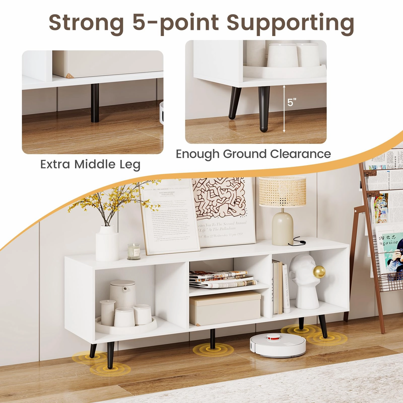 Giantex Modern TV Stand for TVs up to 55"