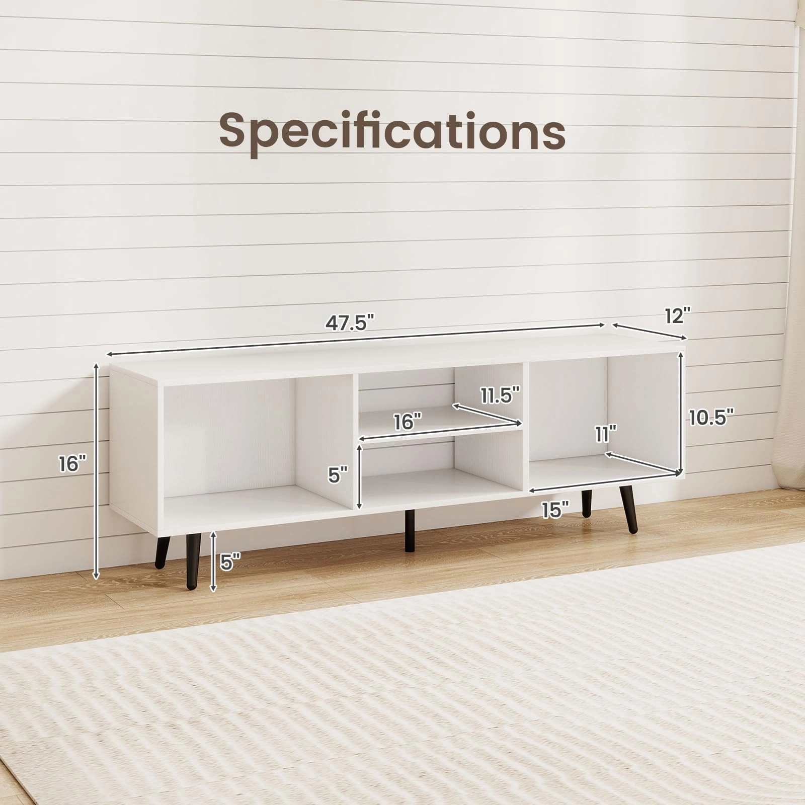 Giantex Modern TV Stand for TVs up to 55"