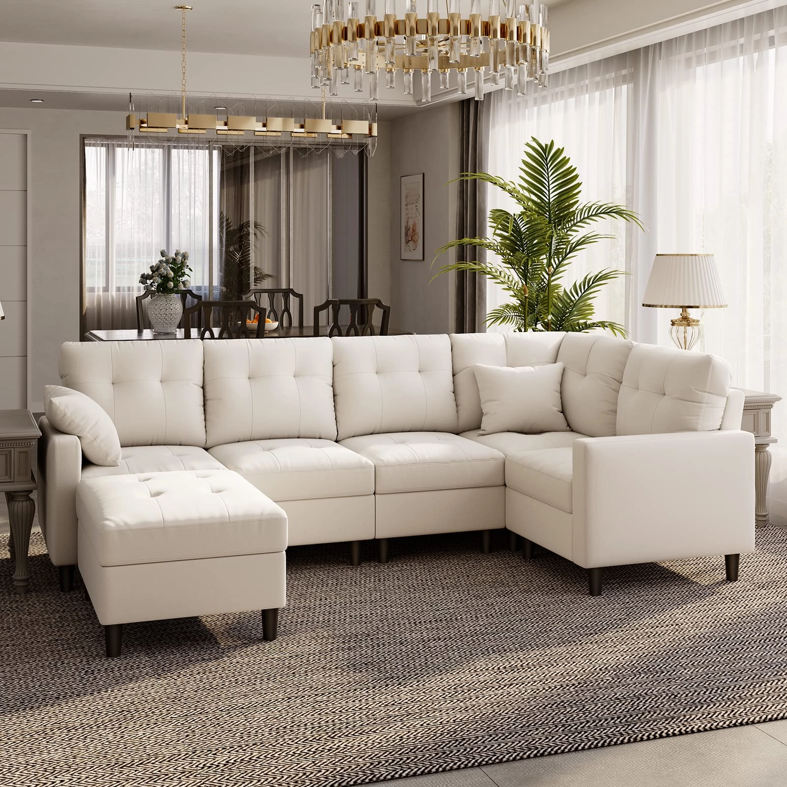 Giantex Modular Sectional Sofa Couch