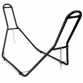 Giantex Multi-Use Universal Hammock Stand, 550LBS Capacity Adjustable Heavy Duty Hammock (Black) sectional sofa, corner couch