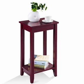 Giantex Narrow Telephone Table with Shelf and Legs for Small Spaces, Espresso entry bench, mudroom storage