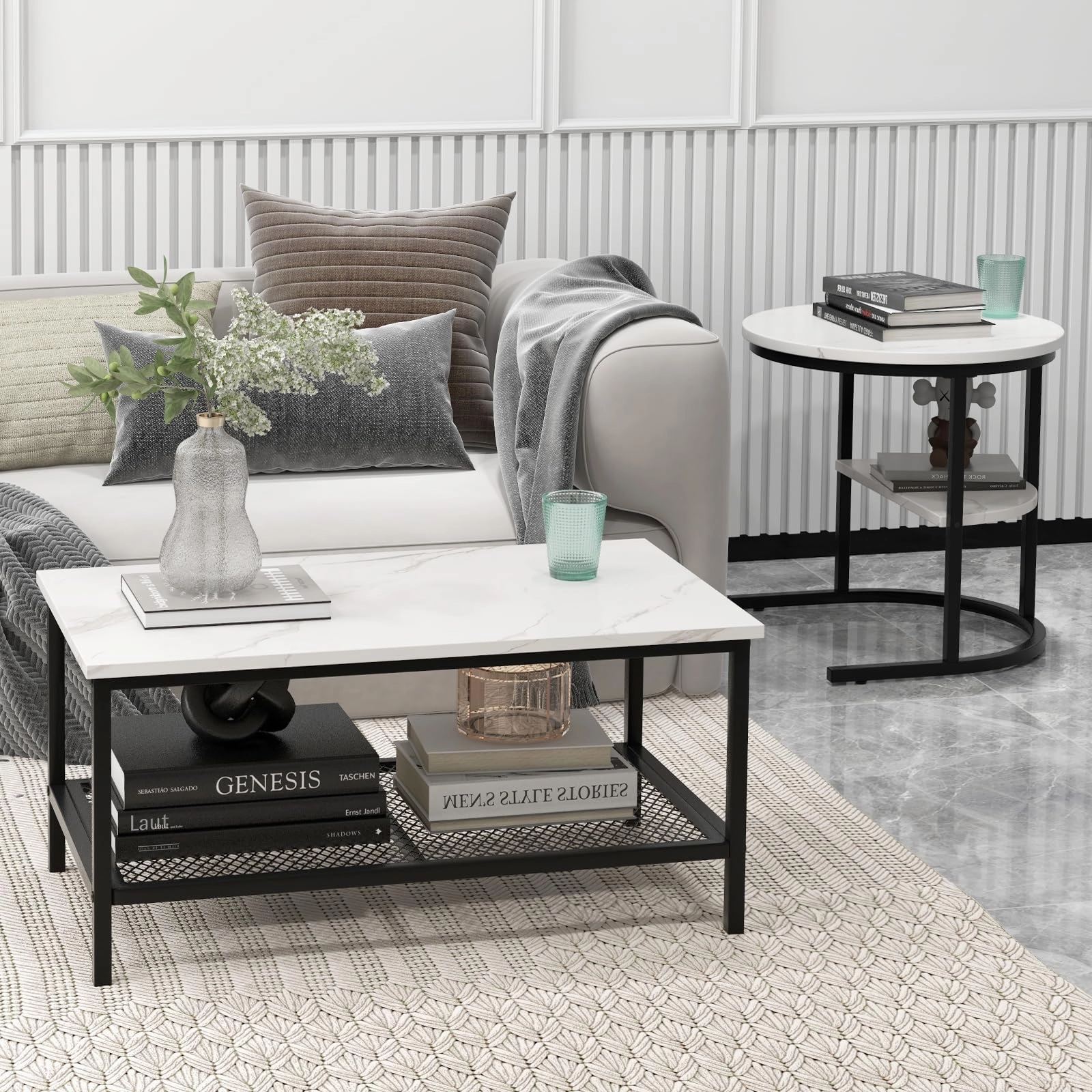 Giantex Nesting Coffee Table Set