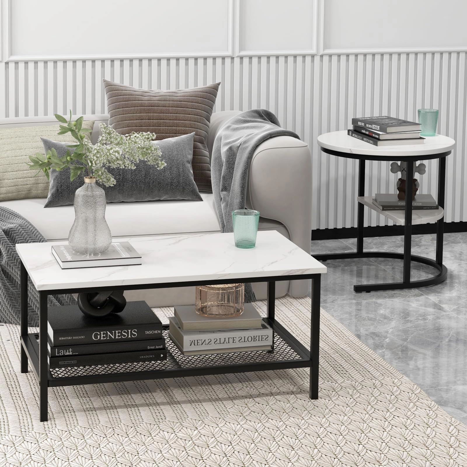 Giantex Nesting Coffee Table Set