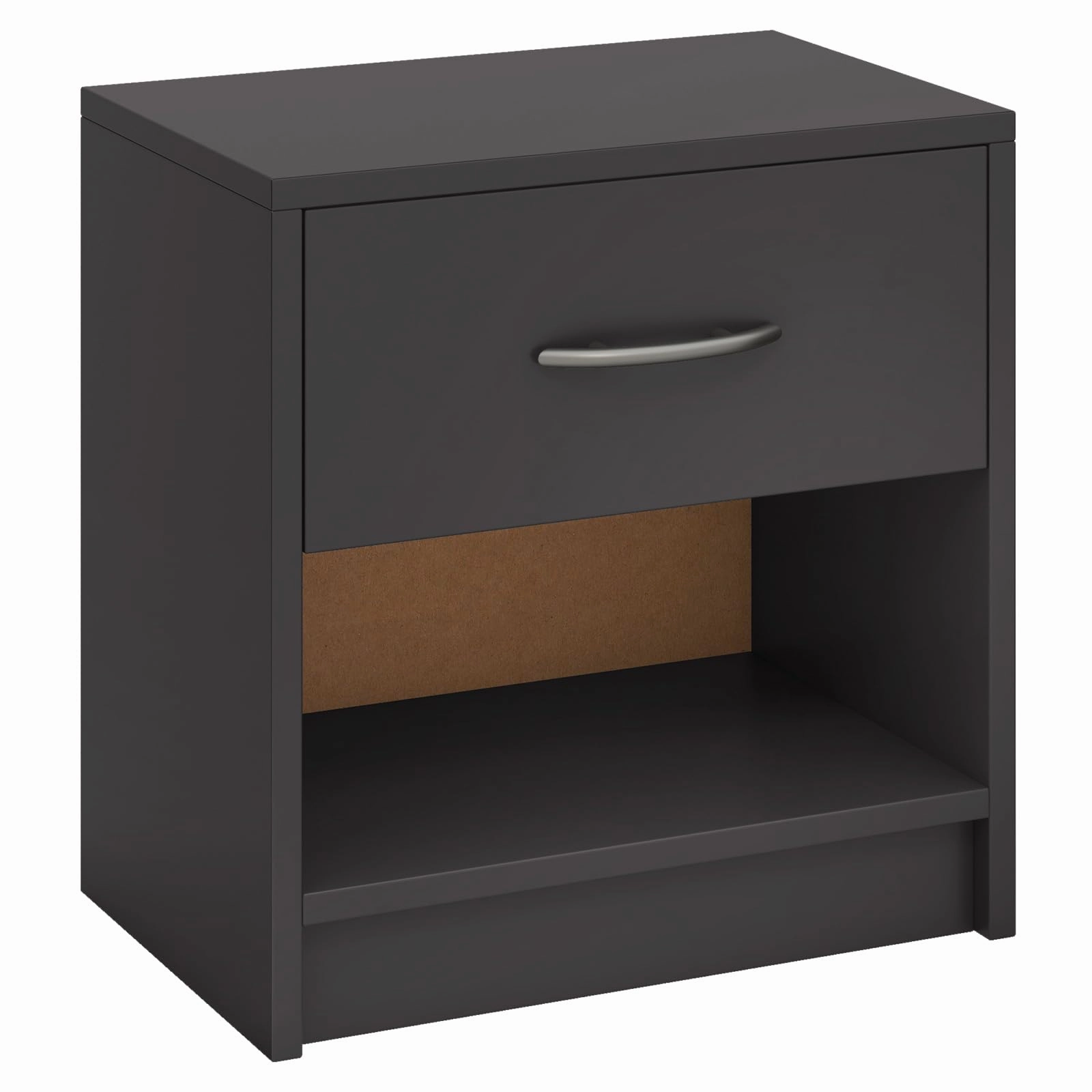 Giantex Night Stand Set of 1/2 with Drawer, Wood  End Table with Open Storage Shelf for Bedroom