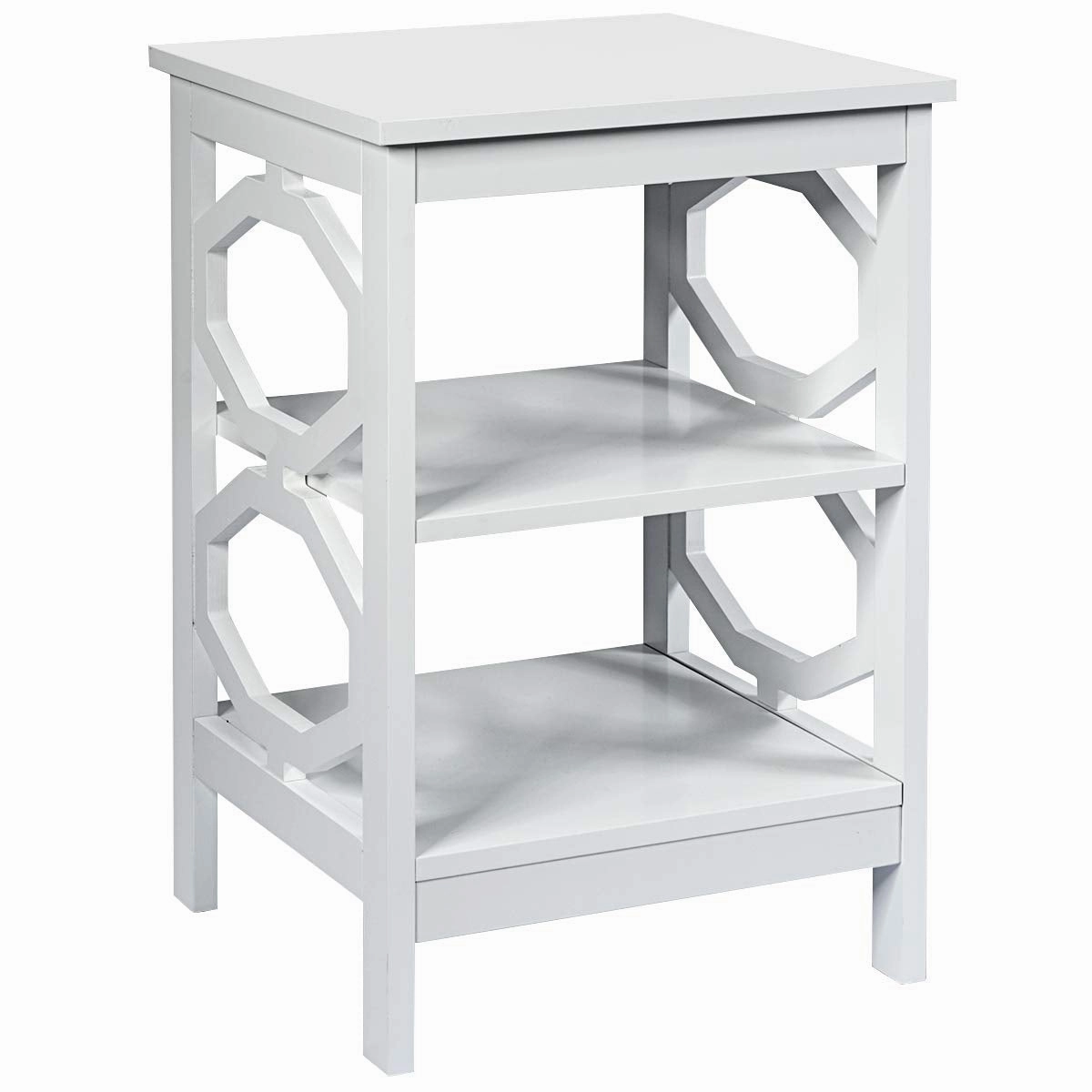 Giantex Nightstand 3-Tier End Table Multifunctional