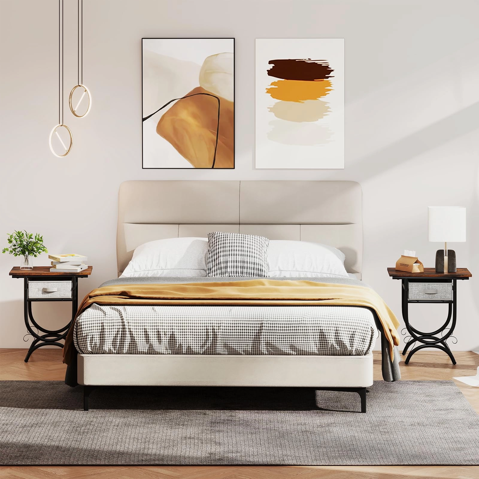 Giantex Nightstand Set of 1/2