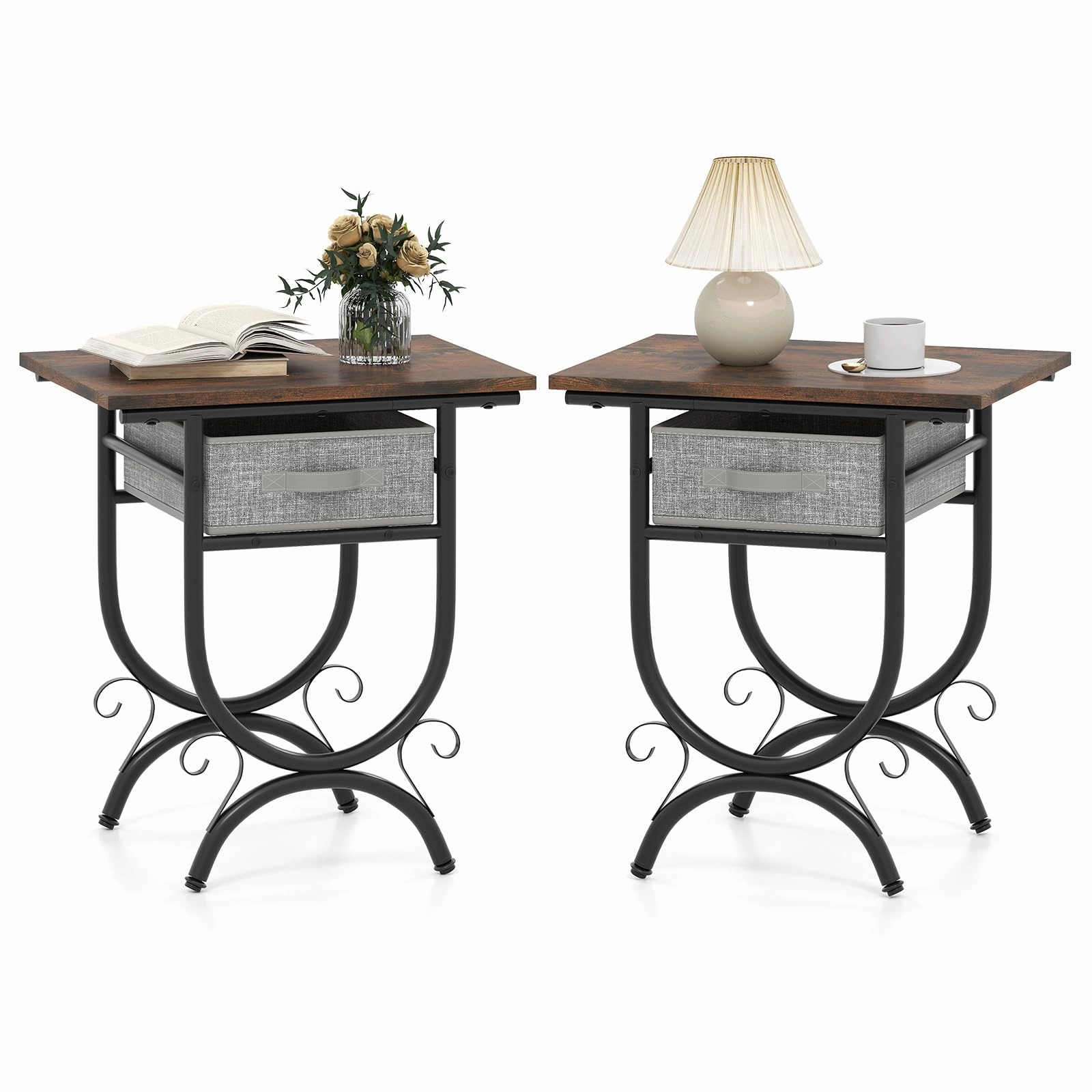 Giantex Nightstand Set of 1/2