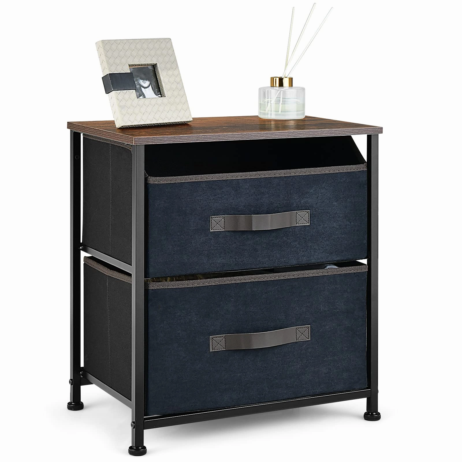 Giantex Nightstand with 2 Drawers