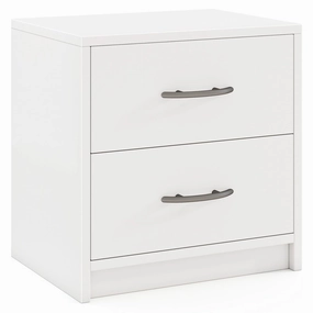 Giantex Nightstand with 2 Drawers, Modern Night Stand with Storage Drawers, Compact Floor Sofa Side Table for Small Spaces office chair, ergonomic chair