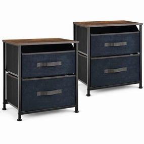 Giantex Nightstand with 2 Drawers office chair, ergonomic chair