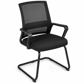 Giantex Office Guest Chair, Office Guest Conference Chair w/Lumbar Support Ergonomic Backrest sectional sofa, corner couch