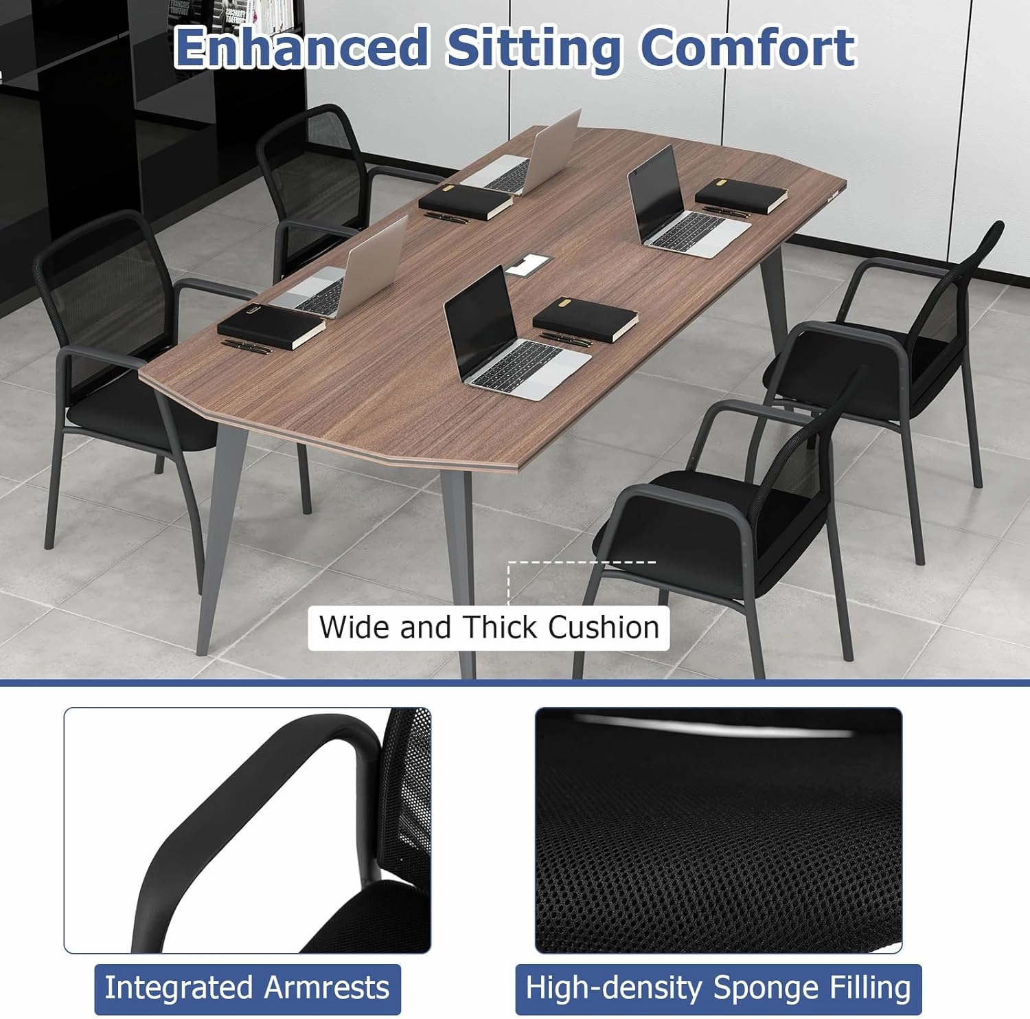 Giantex Office Guest Chair, Waiting Room Chairs with Mesh Back