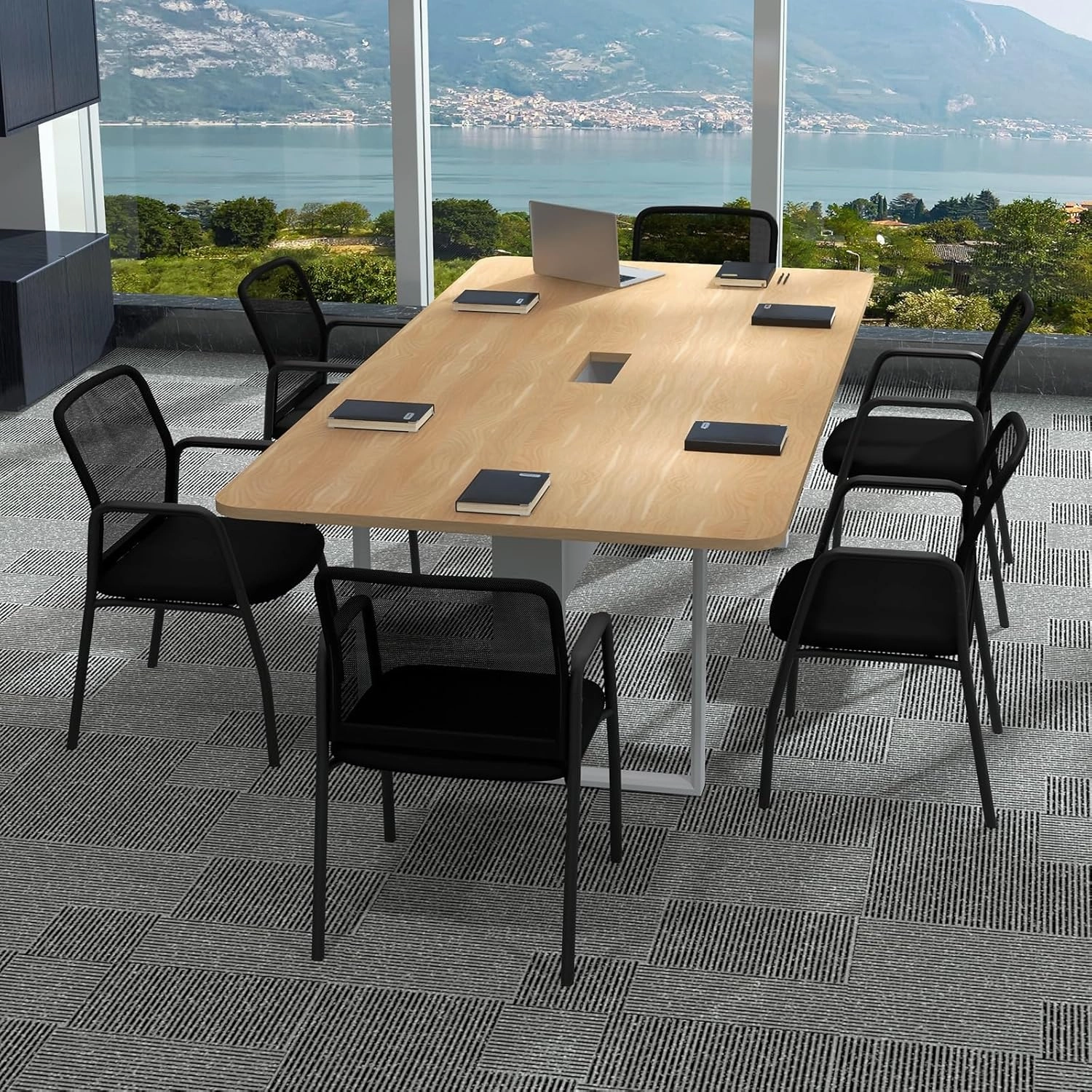 Giantex Office Guest Chair, Waiting Room Chairs with Mesh Back