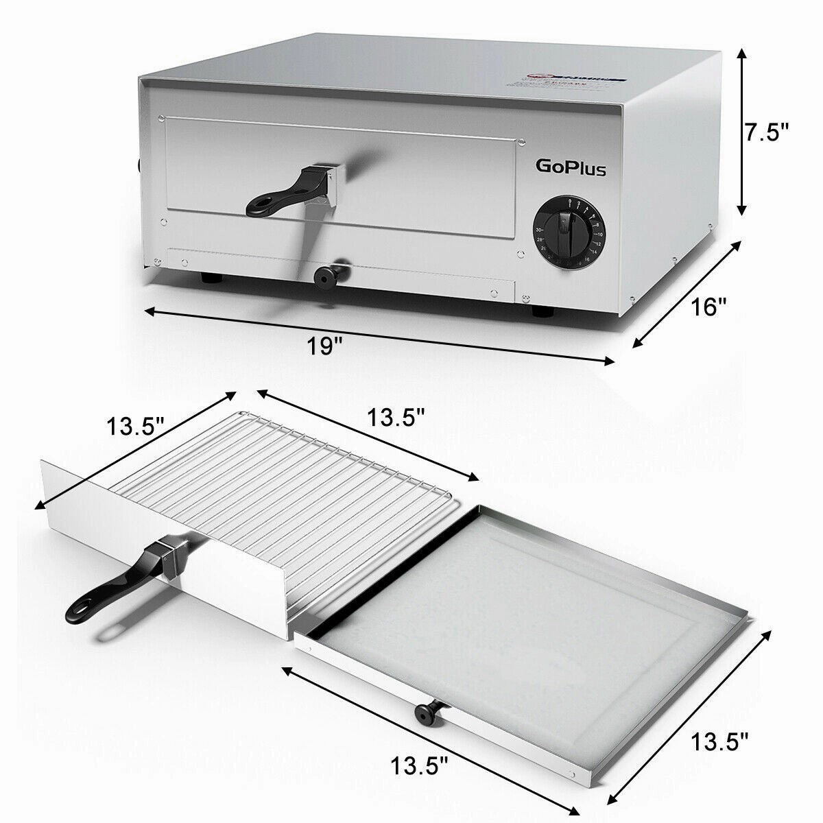 Giantex Pizza Bake Oven Kitchen Pizza Toaster