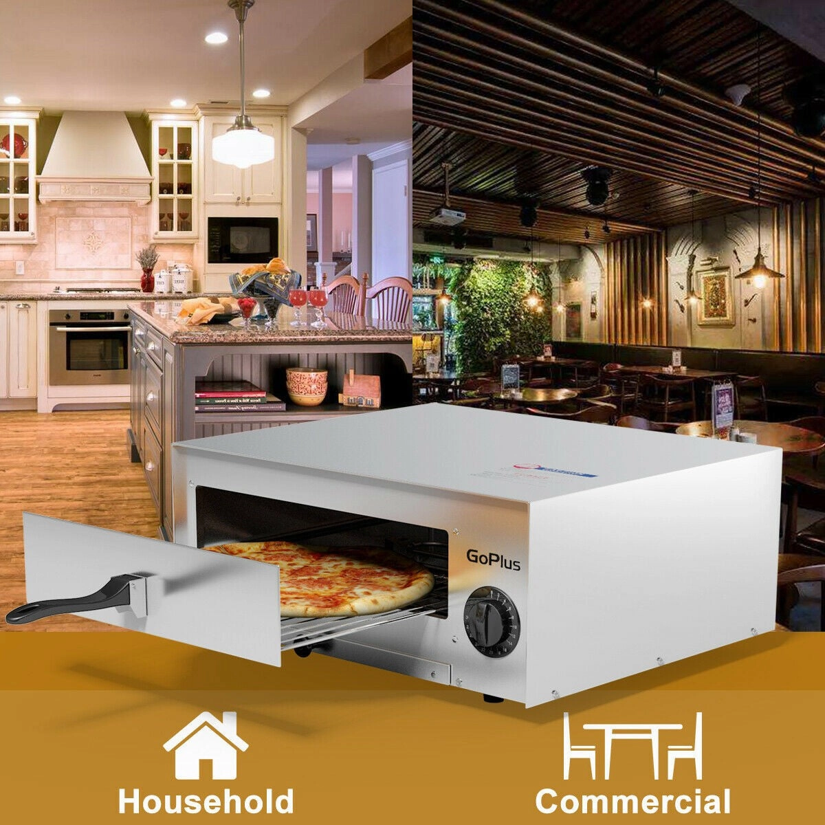 Giantex Pizza Bake Oven Kitchen Pizza Toaster