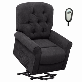 Giantex Power Lift Chair Electric Recliner for Elderly, Adjustable Backrest Footrest recliner chair, sleeper chair