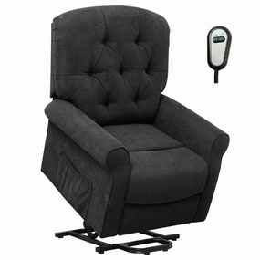 Giantex Power Lift Chair Electric Recliner for Elderly, Adjustable Backrest Footrest sectional sofa, corner couch