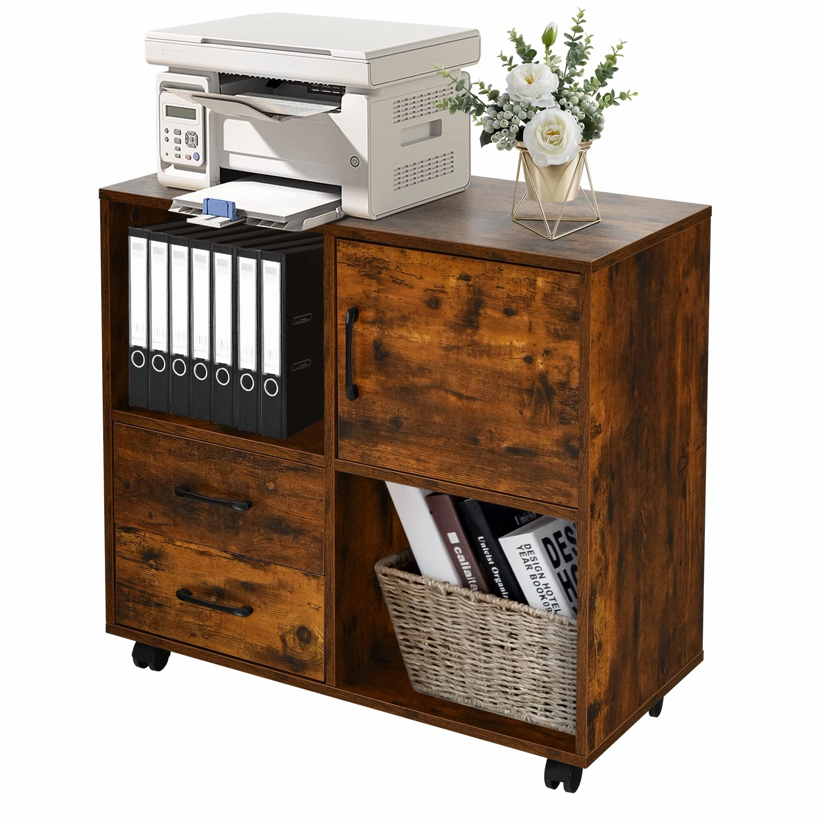 Giantex Printer Stand Under Desk - Mobile File Cabinet outdoor dining set, patio table
