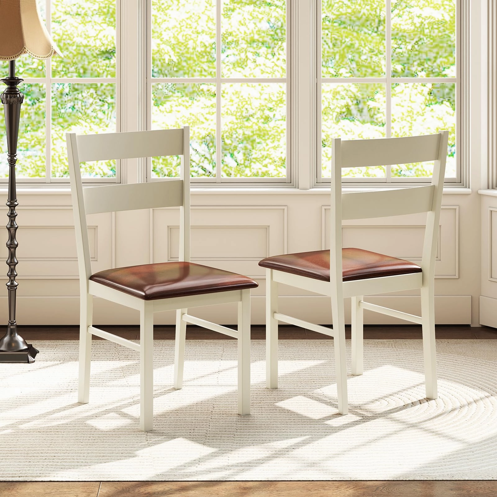 Giantex PU Leather Upholstered Kitchen Chair
