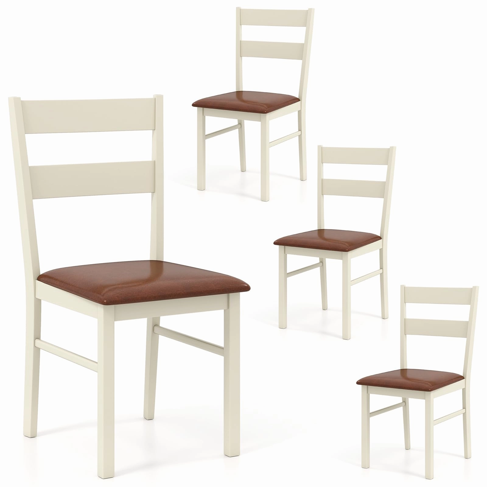 Giantex PU Leather Upholstered Kitchen Chair