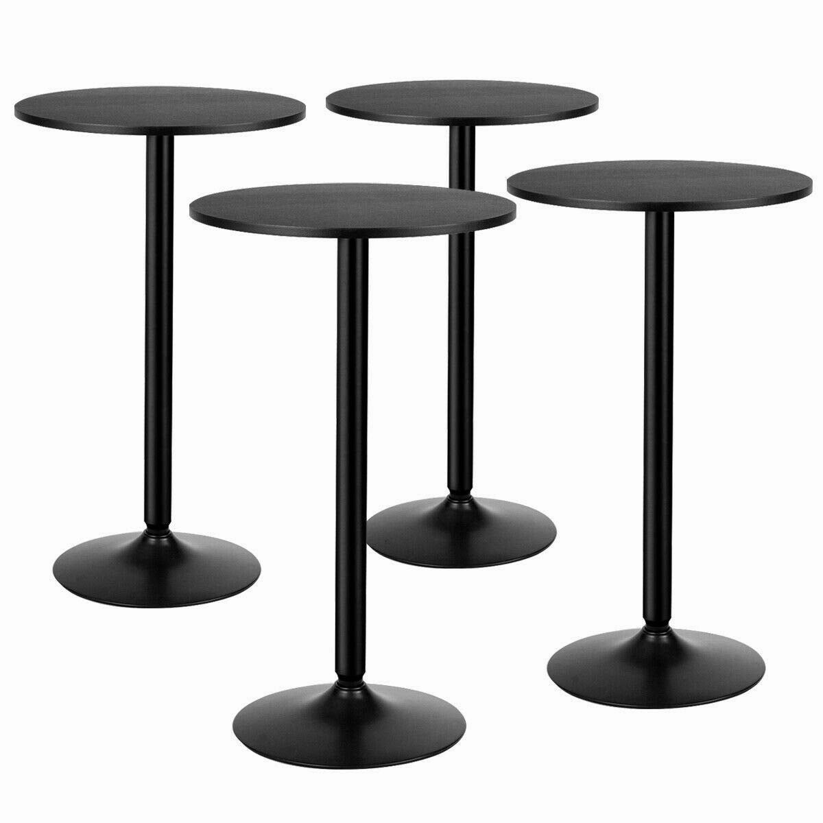 Giantex Pub Bar Table 24-Inch Round Top 40-Inch Height Modern Style