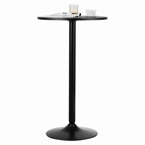 Giantex Pub Bar Table 24-Inch Round Top 40-Inch Height Modern Style kitchen towel, placemats