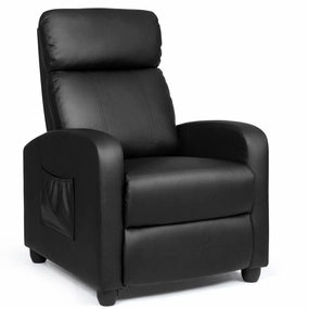 Giantex Recliner Chair for Living Room, Recliner Sofa Wingback Chair w/Massage Function sectional sofa, corner couch