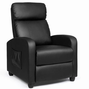 Giantex Recliner Chair for Living Room, Recliner Sofa Wingback Chair w/Massage Function recliner chair, sleeper chair