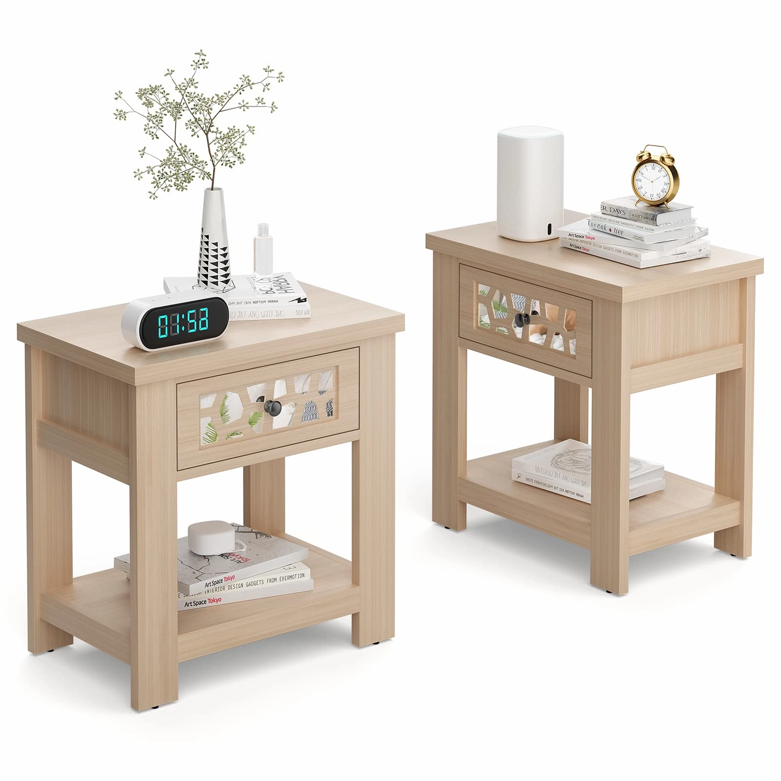 Giantex Retro End Table