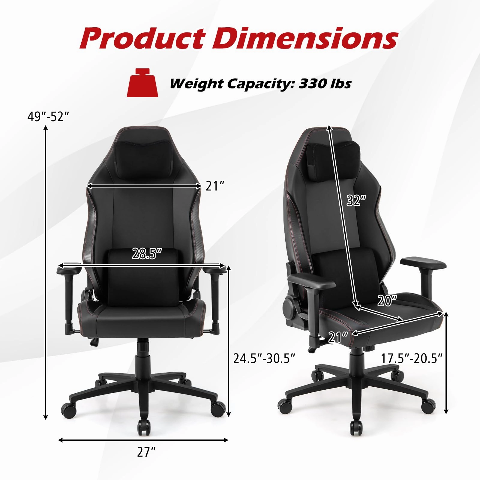 Giantex Ribbed Office Chair